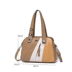 תיק נשיאה לנשים בשילוב צבעים אלגנטי דגם 131114EA