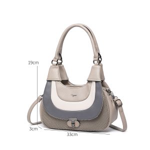 תיק נשיאה לנשים בשילוב גוונים VIGOR דגם 131115EA