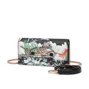 תיק צד לנשים בעיצוב ייחודי עם הדפס טיגריס VIGOR דגם 151035EA