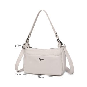 תיק צד אופנתי רצועה מוצלבת טבעוני דגם 151037EA