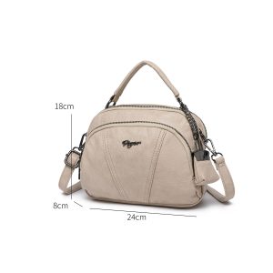 תיק צד עור PU עם רצועה מוצלבת VIGOR דגם 15038EA