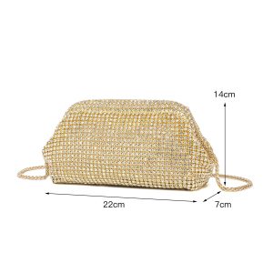 תיק ערב יוקרתי משובץ אבנים VIGOR דגם 169-EA