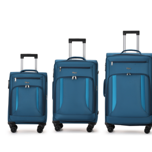 סט 3 מזוודות בד מסדרת B-Lite בצבע כחול נייבי אלגנטי – VIGOR דגם 151060-2